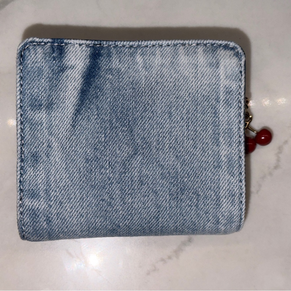 Coach Loved Denim Snap Wallet - Picture 2 of 3